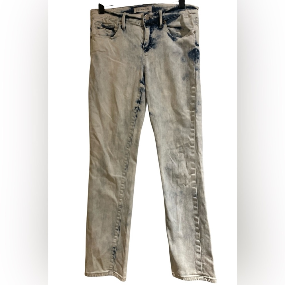 Madewell acid wash skinny jeans